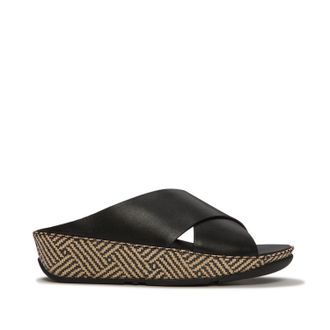 FitFlop Fitflop Womens Lulu Lux Graphic-Weave Slide