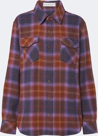 God's True Cashmere Camicia Vulcan Tartan in cashmere