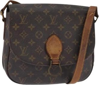 Louis Vuitton Pre-owned Vintage Canvas Cross Body Bag - Dames - Vintage Schoudertas - Bruin - ONE Size - Vintage