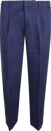 Fay Chinos - Heren - Chinos - Blauw - W35 - Leer - Broeken