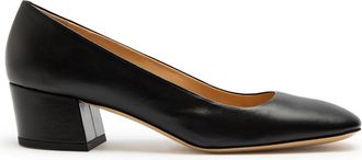 Gabriela Hearst Agathe 40 Leather Pumps - Black