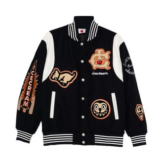 Icecream Bomber Jackets, male, Multicolor, M, Blue Patch Coats