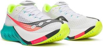 Saucony Endorphin Pro 4 Racing Shoe in White/Mutant at Nordstrom, Size 6.5