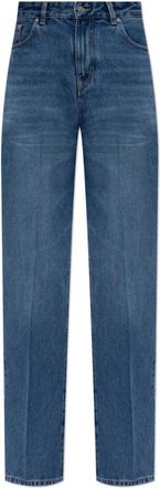Victoria Beckham Straight Jeans - Dames - Regular Fit Jeans - Blauw - W25 - Katoen - Jeans