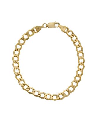 Italian Gold, Inc 10K 7Mm Semi-Solid Light Cuban Bracelet