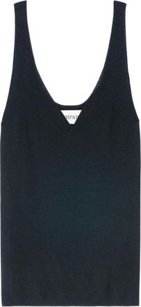 Eric Bompard Fijngebreide top - Zwart