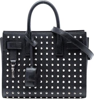Saint Laurent Pre-owned Saint Laurent Nano Grain de Poudre Studded Sac de Jour Satchel Ladies W2HQDYL7ZYH8T091