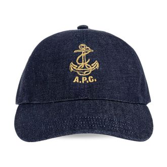 A.P.C. Caps, unisex, Blue, Size: 56 CM Baseball cap