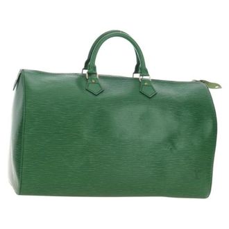 Louis Vuitton unisex, Pre-owned, Groen, Maat: ONE Size Leer