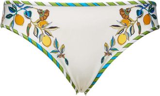 La DoubleJ Napels-ge&iuml;nspireerde bikinibroekje - Dames - Bikinis - Wit - XS - Badmode