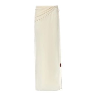 Magda Butrym Maxi Skirts, female, White, Size: 2XS Maxi Skirt