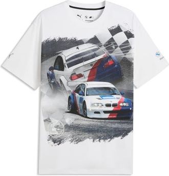 Puma BMW M Motorsport Car Cotton Graphic T-Shirt in Puma White at Nordstrom, Size Xx-Large