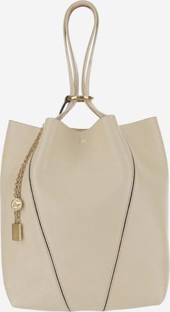 Chlo&eacute; Beige Spin Tote Bag