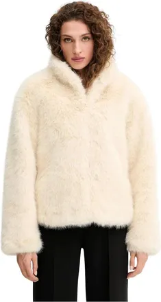 Silvian Heach Arillaga Jacket - Dames - Jassen - Beige - Maat: XL Leer