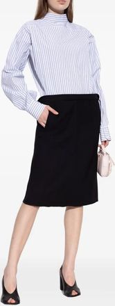 Maison Margiela Womens Black Slingback Open Toe Sandal Leather - Size EU 39