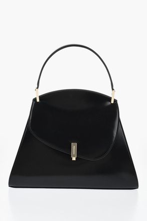 Ferragamo Borsa a Mano PRISMA In Pelle con Chiusura in Effetto Dorato Salvatore Ferragamo
