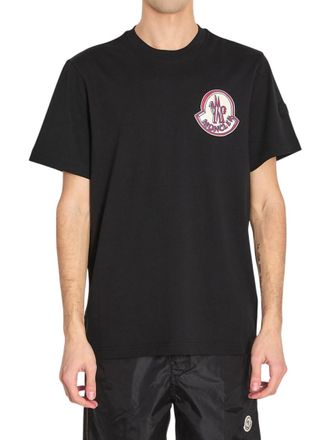 Moncler Black Crew Neck T-Shirts