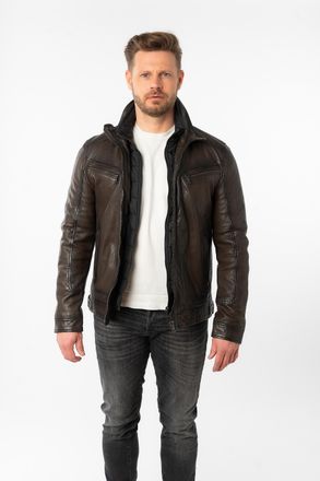 Mauritius Lederjacke MAURITIUS MMHennie, Herren, Gr. XXL, mocca, Obermaterial: 100% Schafsleder. Futter: 100% Polyester. &Auml;rmelfutter: 100% Polyester, regular fi