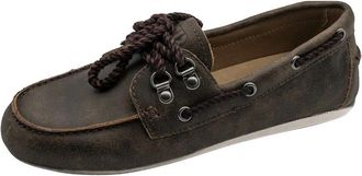 Bibi Lou 615Z18Fs Zeilschoenen - Dames - Bootschoenen - Bruin - 38 EU - Leer - Schoenen