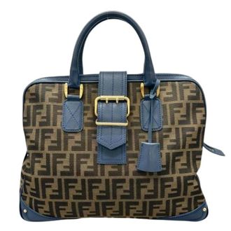Fendi Pre-owned Handbags, female, Brown, Size: ONE SIZE Pre-owned Zucca Handbag