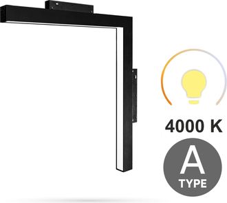 OEM Foco Lineal Led Ultron De &Aacute;ngulo Vertical, 16 W, 4000 K, Neutro, Tipo A, Para Rieles Magn&eacute;ticos Smart Track, 48 V Cc