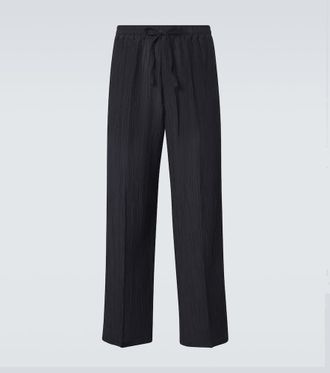 Umit Benan Julian linen and cotton straight pants