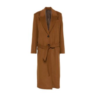 The Attico Single-breasted Belted Coat