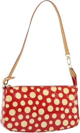 Louis Vuitton Tweedehands leren Louis Vuitton tassen - Dames - Vintage Schoudertas - Rood - ONE Size - Vintage