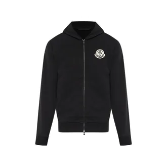 Moncler Logo-patch Zip-up Hoodie