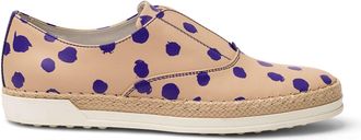 Tod's Tods Francesina Polka-Dot Espadrilles