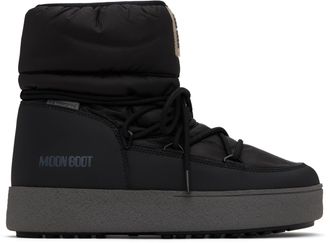 ショートブーツ・ブーティ MOON BOOT Woman Flat ankle boots Black 80D2480040 N001 Moon Boot Shoes − Sale: up to −75% | Stylight