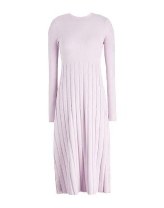 8 by YOOX VISCOSE DIAMOND PLEATED MIDI DRESS