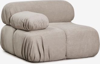 Sklum M&oacute;dulo Esquinero Izquierdo Para Sof&aacute; Modular En Boucl&eacute; Envasado Al Vac&iacute;o Kendall Sklum