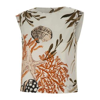 Marella Sleeveless Tops, female, Multicolor, Size: L Millaffine Top