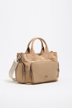 Bimba & Lola Nylon Pocket Bag in Camel at Nordstrom