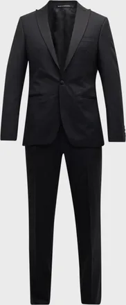 Paul Stuart Men & apos;s Wool Peak-Lapel Tuxedo