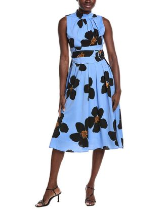 Gracia Big Flower Print Mini Dress