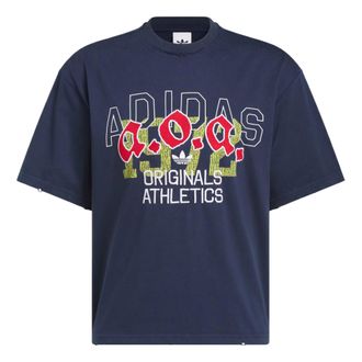 adidas AOA Graphic T-Shirt Asia Sizing Night Indigo KT7863