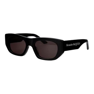 Alexander McQueen Alexander McQueen, Sunglasses, unisex, Black, Size: 54 MM Am0450S Sunglasses