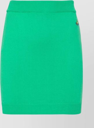 Vivienne Westwood cotton fine-knit ribbed thigh-length mini skirt