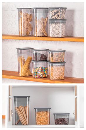 Asir Group LLC Juego De Cajas De Almacenamiento Set Antracita