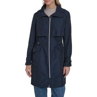 Cole Haan Water Resistant Packable Jacket in Indigo at Nordstrom, Size X-Small