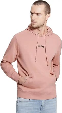 Guess Roy Hoodie Sweatshirt voor Mannen - Heren - Hoodies - Roze - S - Hoodies & sweatvesten