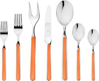 Mepra Fantasia Flatware Set - 32 Pieces in Carrot at Nordstrom