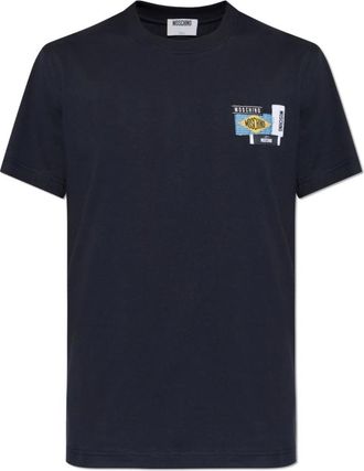 Moschino Uomo, Top, Blu, M, new