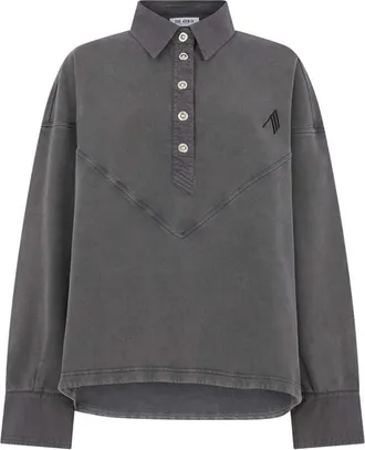 The Attico Het Attico vintage grijze sweatshirt