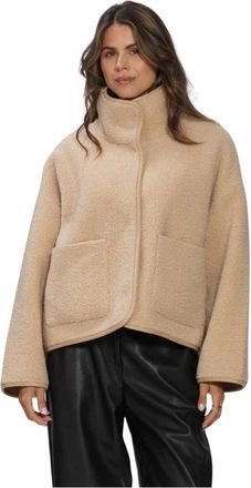 Knit-ted Jill Jacket - Dames - Jassen - Beige - Maat: L/Xl