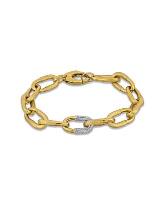 Rina Limor 14K Two-Tone 0.73 Ct. Tw. Diamond Link Bracelet