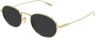 Saint Laurent SL 799 Zonnebril - unisex - Zonnebrillen - Geel - 52 MM - Nylon - Accessoires