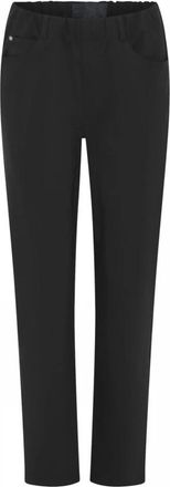 C.Ro Elastische Zwarte Broek - Dames - Slim Fit Broeken - Zwart - 3XL - Broeken